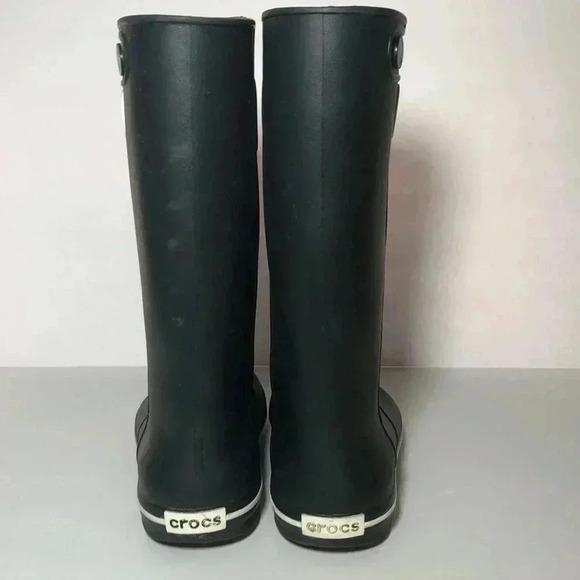 CROCS- Tall Crocband Jaunt Rain Boots - Picture 6 of 10